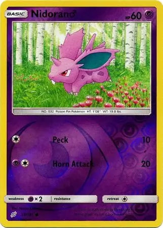 Team Up Nidoran♂ #57/181 reverse holo